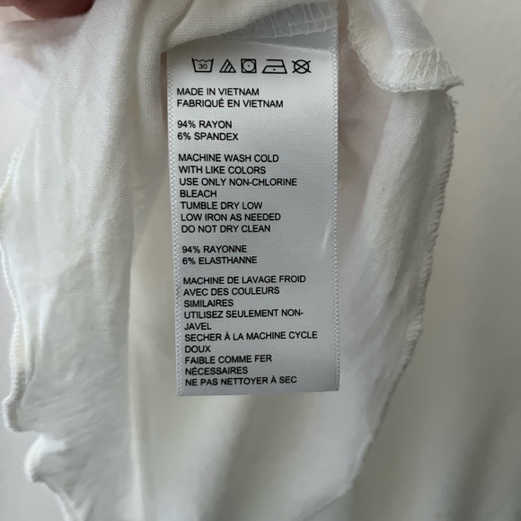 ❌SOLD UO Ecote White Tank Crop Top - Picture 8 of 8